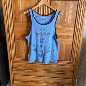 Large Blue Anchor Tank Top